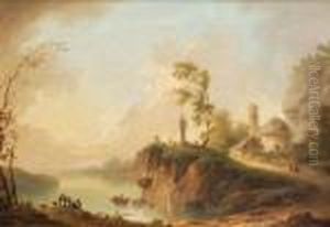Figures Ina Lake Landscape Figures Ina Lake Landscape