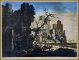 Ruines D'heraclee by Jean-Baptiste Pillement