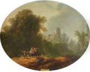 Le Retour Du Marche by Jean-Baptiste Pillement