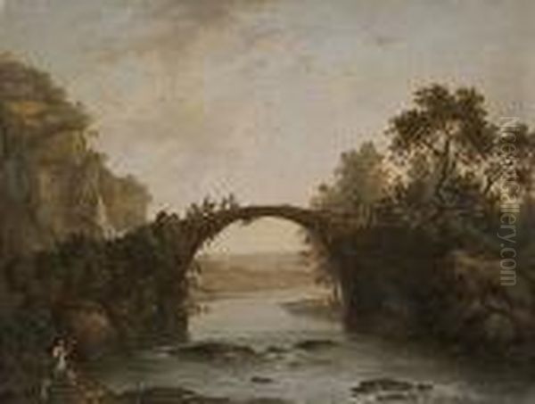 Paisaje Con Puente - view 1
