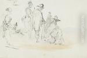 Studies Of Peasant Figures: A Double Sided Work