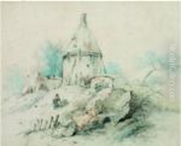 Paysage Anime Avec Tour - view 1