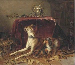 The Knight's companions by Johann Matthias Ranftl