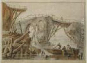 Scene De Peche.