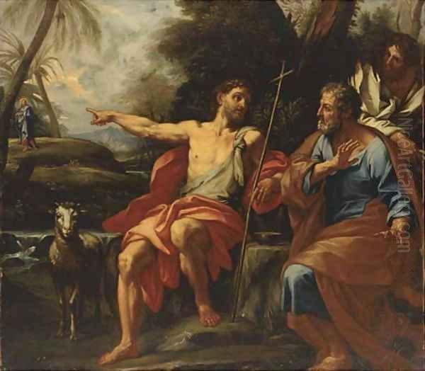 Saint John the Baptist announcing the coming of Christ - view 1