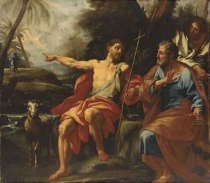 Saint John the Baptist announcing the coming of Christ Saint John the Baptist announcing the coming of Christ