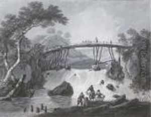 Un Paysage De Riviere Avec Un Berger Un Paysage De Riviere Avec Un Berger