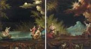 A Moonlit River Landscape A Moonlit River Landscape