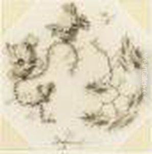 Fanciful Flower Design by Jean-Baptiste Pillement