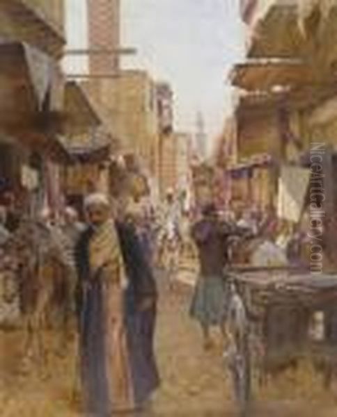 Oriental Street Scene. - view 1