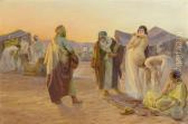 Slave Market In The Desert. - view 1