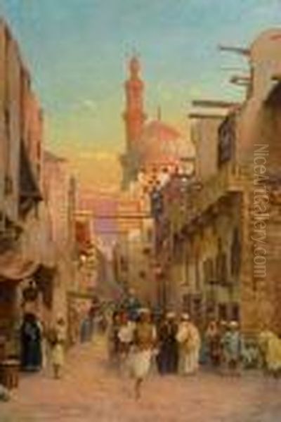 Street Scene In Cairo. 1903. - view 1