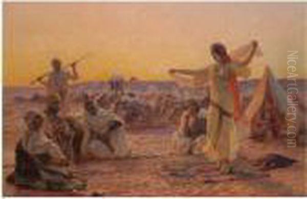 Odalisque Dancing In The Desert - view 1