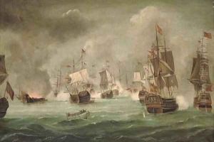 The battle of Cape St. Vincent, 14th February 1797