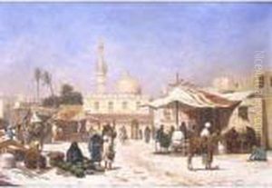 Market Square, Cairo by Otto Pilny