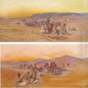 At The Oasis: And At Prayer by Otto Pilny
