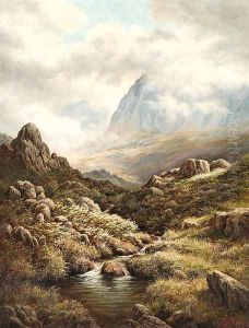 A flourishing mountainous landscape