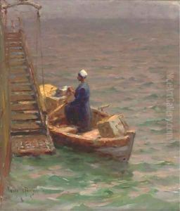Loading supplies by Georges Ricard-Cordingley