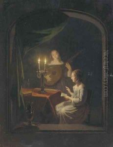 A Concert by Candlelight by Johannes Rosierse