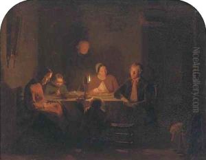 Saying grace by Johannes Rosierse