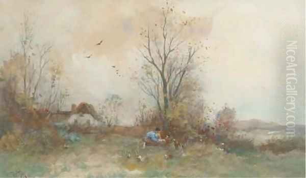 Gathering wood - view 1