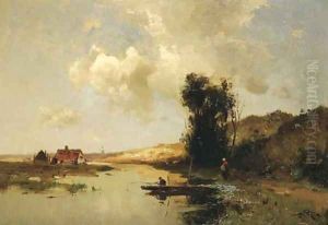 Omstreken van Loosduinen fisherman in the dunes