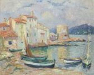 Vieux Port De Saint-tropez by Robert Antoine Pinchon