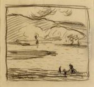 Les Coteaux De Bonsecours by Robert Antoine Pinchon