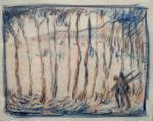 Les Feux De Landage by Robert Antoine Pinchon