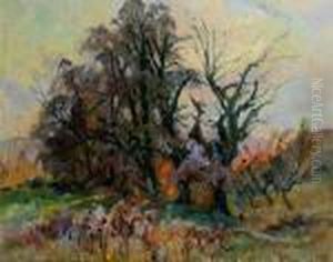 Promenade En Foret De Brotonne by Robert Antoine Pinchon