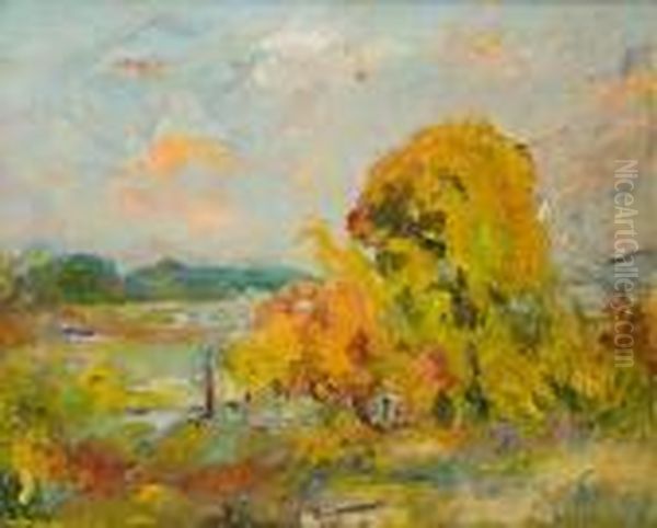 Paysage En Bord De Seine - view 1