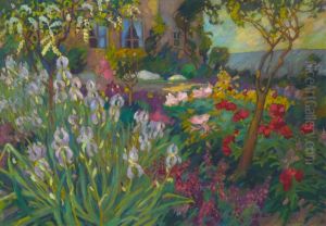 Le Jardin Aux Iris by Robert Antoine Pinchon