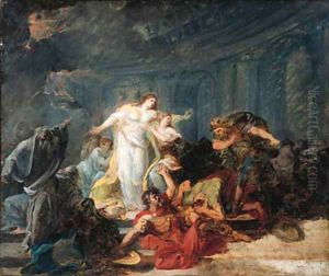 The Death of Priam by Baron Jean-Baptiste Regnault