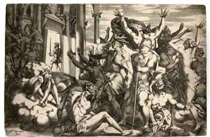 Henri II entering the Temple of Immortality (or Ignorance Defeated) by Fiorentino Rosso