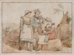 Costumi Di Carovilli by Bartolomeo Pinelli