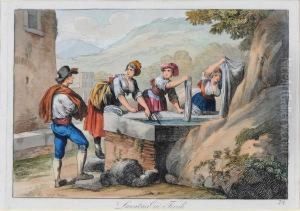 Lavatrici Di Tivoli by Bartolomeo Pinelli