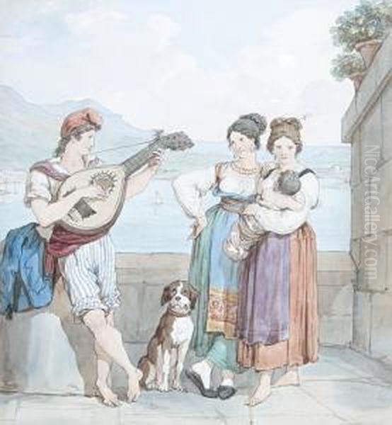 The Mandolin Player - view 1