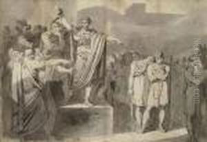 Lucius Junius Brutus Condemning To Death His Sons Titus Andtiberius Lucius Junius Brutus Condemning To Death His Sons Titus Andtiberius