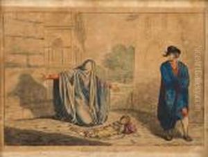 Famiglia Indigente by Bartolomeo Pinelli