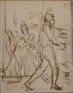 Sketch Of Classical Scene Sketch Of Classical Scene