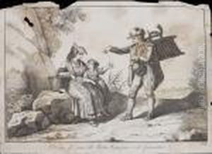 Scene Di Genere Popolare by Bartolomeo Pinelli