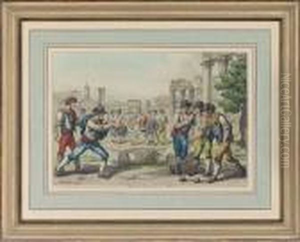 A Collection Of Picturesque Costumes Of Rome - view 1