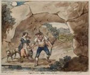 Scene From An Opera by Bartolomeo Pinelli