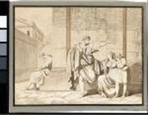 The Condemnation Of The Sons Of Brutus by Bartolomeo Pinelli