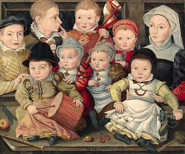Group portrait of children - view 1