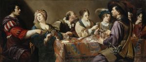 Card players by Theodoor Rombouts