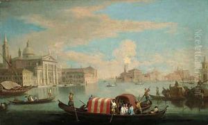 The Isola di San Giorgio Maggiore, Venice, from the Bacino di San Marco by Giovanni Richter