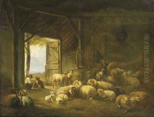 At rest in a barn by Jan Van Ravenswaay