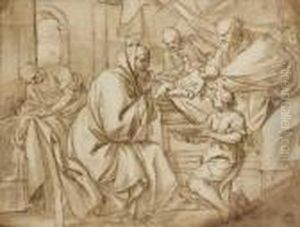 La Circoncision by Domenico Piola