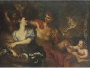 Sine Cerere Et Baccho Friget Venus by Domenico Piola